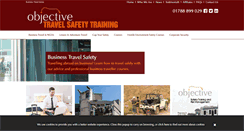 Desktop Screenshot of objectivetravelsafety.com